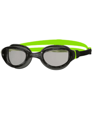 Zoggs Jnr Phantom 2.0 Goggles - Black/Lime Green (6-14yrs)